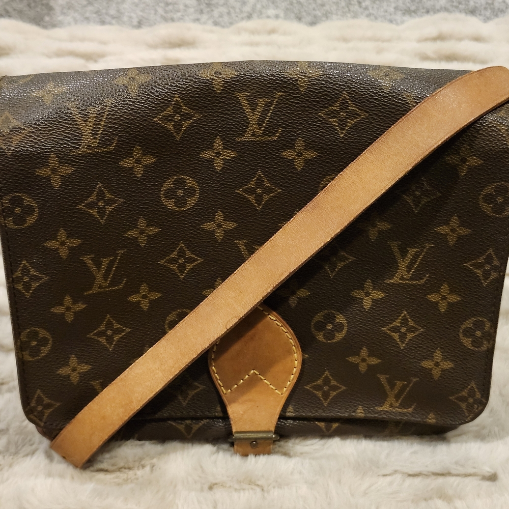 Louis Vuitton Monogram Cartouchiere GM Crossbody Bag